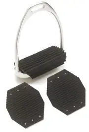 Millenium Super Comfort Wrap-around Stirrup Iron Pads, Black, 4.75