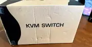 HDMI KVM Switch 4 Port, 4 Port HDMI 2.0 USB 3.0 KVM Switch with Cables, 2 pieces