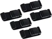 [Minkissy] 5Pcs Heavy Duty Luggage Straps for Suitcases Adjustable Packing Belts with Quick Release Buckle Durable and Lightweight Suitcase Straps for