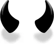 Helmet Flair MagNeatOhz Large Devil Horns for Helmet | Made in USA | Helmet Accessory for Motorcycle Helmet, Bike Helmet, Ski Helmet | Magnetic & Interchangeable | Pair (Helmet Not Included)
