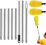 Jeruytgh Gutter Cleaners from The Ground | Efficient Cleaning Brush Gutter Cleaner - Gutter Cleaning Safe Tool for Dirt Leaves Twigs Rocks and Other Debris