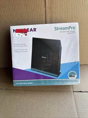 NEW UNOPEDED! NETGEAR STREAMPRO AC1200 WIFI ROUTER R6100-100NAS Bt5
