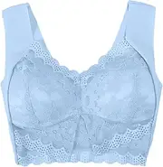 [ZRBDHGF] Bras For Women Push Up Wide Strap, Full Coverage Support Minimizer Fitted Underwire Everyday Bra Stretch Comfort Bra