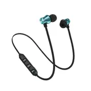 2Pc Xt11 Magnetic Bluetooth 4.2 Earphone Sport Running Wireless Neckband Headset Headphone With Mic Stereo Music For Android Blue