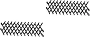 COSMEVIVI 2pcs Fence for Dog Retractable Vehicle Fence Dog Door Gate Car Window Pet Screen Cat Car Gate Car Window Dog Barrier Guard Barrier Outdoor Dog Fence Cats Protector for Car Metal