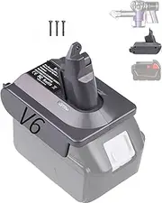 for Dyson V6 Battery Adapter for Makita 18V Battery to V6 Absolute/Motohead/Animal+Fluffy/DC58 DC59 DC61 DC62 SV04 SV09 Vacuum Converter (MT18V6 Adapter only)