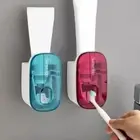Automatic Toothpaste Dispenser Plastics Toothbrush Holder Bathroom Accessories
