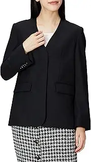 Mila Owen(ミラオーウェン) Mira Owen 09WFJ224062 Women's Suit Setup Compatible with Fixed Wings No Collar Jacket