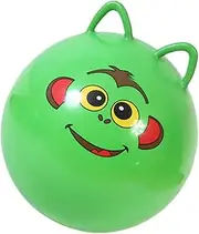 Kisangel 1Pc Jumping Bouncing Ball Inflatable Cartoon Ears Fitness Ball for Adults Exercise Equipment for Indoor Outdoor Fun Easy to Inflate for Balance Coordination