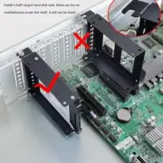 Desktop PC SSD Metal Bracket PCI Expansion Slot Rack Hard Disk Bracket