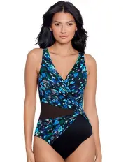 [Miraclesuit Swim] Sophisticat Circe One Piece Tummy Control Swimsuit in Multi