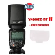YONGNUO YN600EX-RT II TTL Wireless Flash Speedlite for Canon + Bounce Diffuser