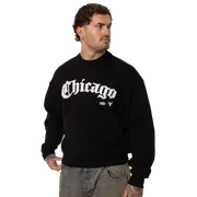 [Mitchell & Ness] Mitchell & Ness Chicago Bulls Up In Flames Crewneck - Men Sweatshirts