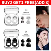 Soft Silicone Ear Plug Noise Reduction Flexible Reusable Study Sleep EarPlugs AU