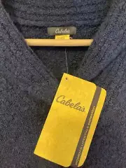 Women’s Super Soft Cabela’s V-neck Sweater in Blue Size 2X Nylon Acrylic Wool