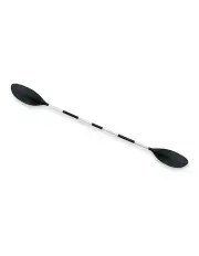 [Intex] Kayak Paddle and Oar Asymmetric Canoe Aluminium Shaft for Boats 218cm in Black