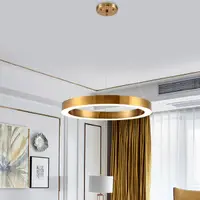 在飛比找PChome24h購物優惠-H&R安室家 40cm LED同心圓吊燈ZA0156