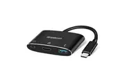 Simplecom USB-C 3-In-1 Adapter With Power Delivery Charging [DA310]