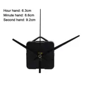 Mute Quartz DIY Wall Clock Movement Machine Silver Hands Repair ;;^