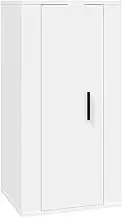 Wall Mounted TV Cabinet White 40x34.5x80 cm - Engineered Wood TV Unit for Living Room, Space-Saving Modern Design with Sturdy Construction - Perfect for Small Apartments & Homes