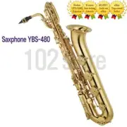 Yamaha YBS-480 Intermediate Baritone Saxophone Genuine Gold w/Case, Warranty