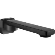 Fienza Koko Swivel Bath Outlet Bathroom Wall Mounted Bath Spout Black SP8018MB
