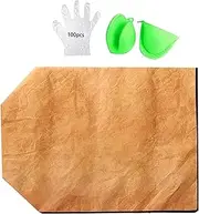 Insulated Design BBQ Blanket, BBQ Meat Resting Bag, Sturdy Grilling Meat Cover, Decoration Outdoor BBQ Blanket 54 x 40 cm for Indoor, Outdoor, Present, Home, Brown Colour