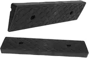 COMNESTBI 2pcs Non- Ramp for Wheelchairs Scooters and Vehicles Lightweight Portable Design for Door Thresholds and and Adaptable Height for Various Entryways