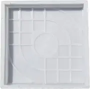VANZACK Concrete Stone Molds Paving Slabs Concrete Plant Pot Walk Maker Bricks for Garden Concrete Molds Garden Edging for Cement Mold Walkway Patio Stones and Concrete Bricks White