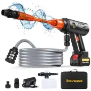 EVEAGE Q7 Cordless Power Pressure Washer, MAX 1000PSI, 2.5GPM Adjustment Port...