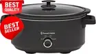 7L Slow Cooker RHSC7, 3 Heat Settings, Dishwasher-Safe Pot, Built-In Lid Holder,