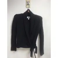 在飛比找蝦皮購物優惠-ZHEN PAI 義大利專櫃品牌 黑色長袖毛衣 肩寬36公分