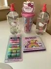 Hello Kitty & Friends Eyeshadow Palette, Lip Balm Set, Tumbler, Liquid Soap New
