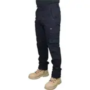 WORKIT Decoy Canvas Modern Fit Stretch Cargo Pants Navy 1026N72R