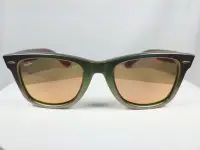 在飛比找Yahoo!奇摩拍賣優惠-『逢甲眼鏡』Ray Ban雷朋 全新正品 太陽眼鏡 炫綠方框
