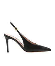 Pointed high-heeled sandals 41 Black