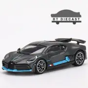MINI GT BUGATTI DIVO PRESENTATION 1/64 DIECAST MODEL CAR MATTE GREY MGT00474