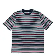 [Pop Trading Company] Striped Pocket T-Shirt