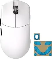 Lamzu Maya X Gaming Mouse, White, Amazon Exclusive, 1 Set of Sole Additional Edition, 8K Dongle Included