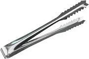 STOBAZA 5 Patterns Ice Cube Sugar Clips Stainless Steel Tongs Mini Serving Utensils for Foods Great for Party Cafe Bar Home