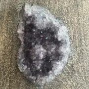 Natural Rare Amethyst Crystal Cluster Quartz Druzy Geode Specimens Stone 1.4kg
