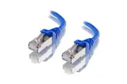 Astrotek AT-RJ45BLUF6A-3M 3m CAT6A Shielded Cable Blue 10GbE RJ45 Ethernet Network Cable