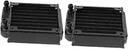 2pcs Aluminum Alloy Computer Water Cooling Radiator Efficient Heat Sink for Pc (Water Cooling Kit)
