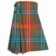 Scottish Traditional Clan Wilson Ancient Handmade 8-yard Tartan Kilt For Men