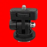 Mini Ball Head with Adjustable Hot Cold Shoe Adapter for Speedlight Flash Mount