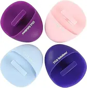 Slick- Silicone Facial Cleansing Brush, 4 Pack, Silicone Face Scrubber Exfoliator