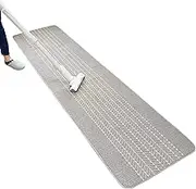 OKA Yuutousei 4548622687743 Easy-to-Clean Kitchen Mat, Approx. 23.6 x 94.5 inches (60 x 240 cm), Gray, Non-Slip, Made in Japan, Scandinavian Style