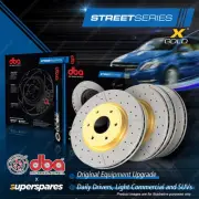 DBA Front + Rear Street Series Drilled Brake Rotors for Mini Cooper S R50 R53 (for: Mini)