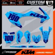 KTM 50 65 MOTOCROSS GRAPHICS CUSTOM MX GRAPHICS SX50 SX65 BLOK BLU-O/BLU