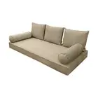 |SLIPCOVER ONLY| V3 Velvet Indoor Daybed Mattress Pillow Pipe Trim Full AD304